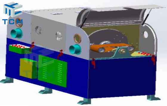 Steel Mechanical Sand Belt Descaling Machine Steel Wire Polisher 1300mm