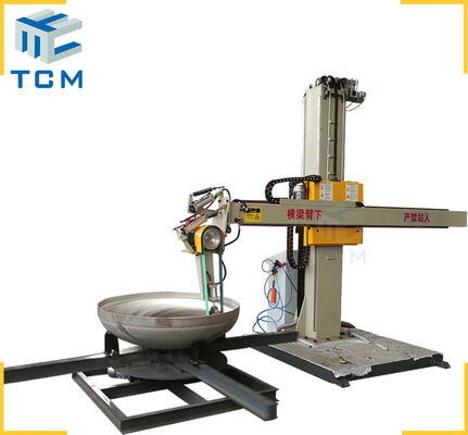 Automation of Polishing Machine for Dish Ends inner outer surface grinding buffing from Trancar Industries China